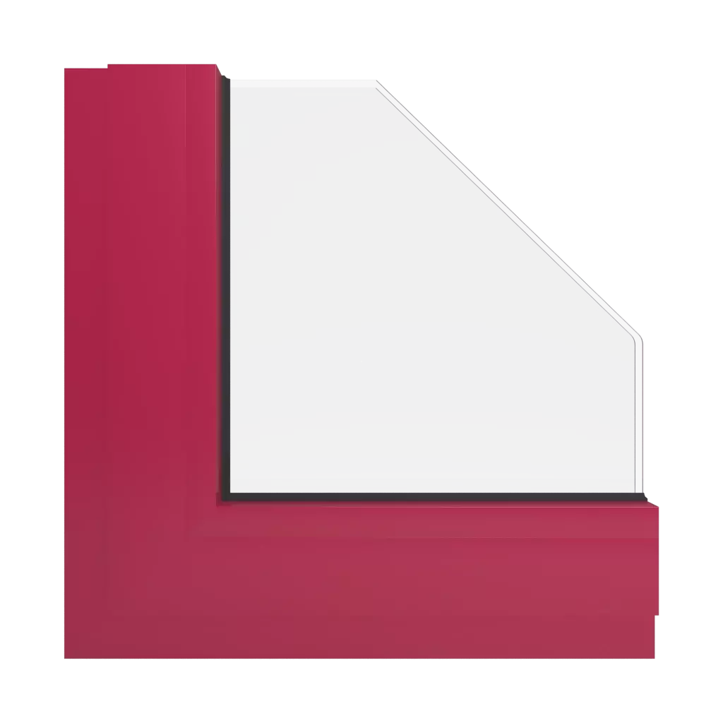 RAL 3027 Rouge framboise fenetres couleur-de-la-fenetre aluminium-ral ral-3027-rouge-framboise interior