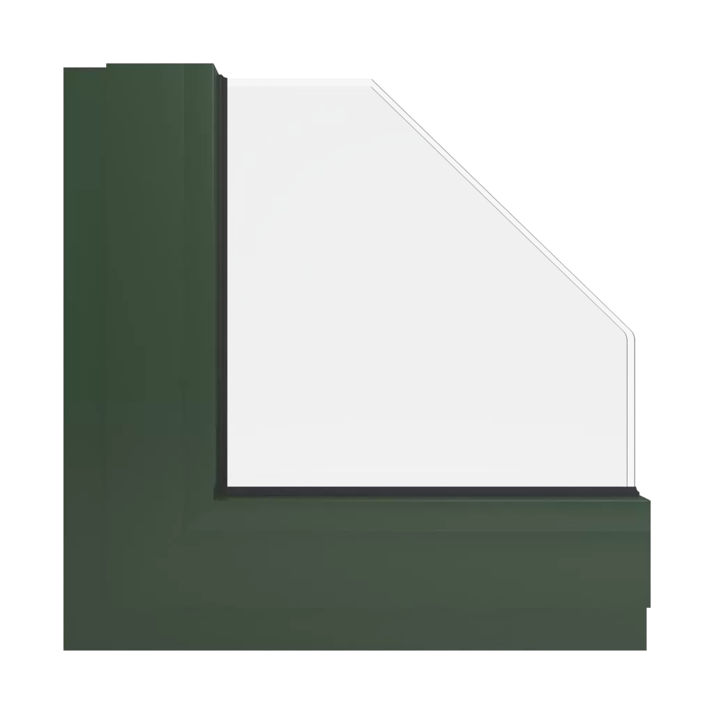 RAL 6020 Vert oxyde chromique fenetres couleur-de-la-fenetre aluminium-ral ral-6020-vert-oxyde-chromique interior