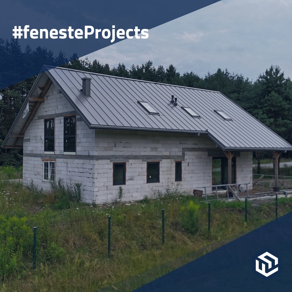 Maison avec vue sur la forêt depuis la fenêtre SMART-SLIDE et garage fonctionnel 🎥 projets couleurs-des-fenetres gealan   