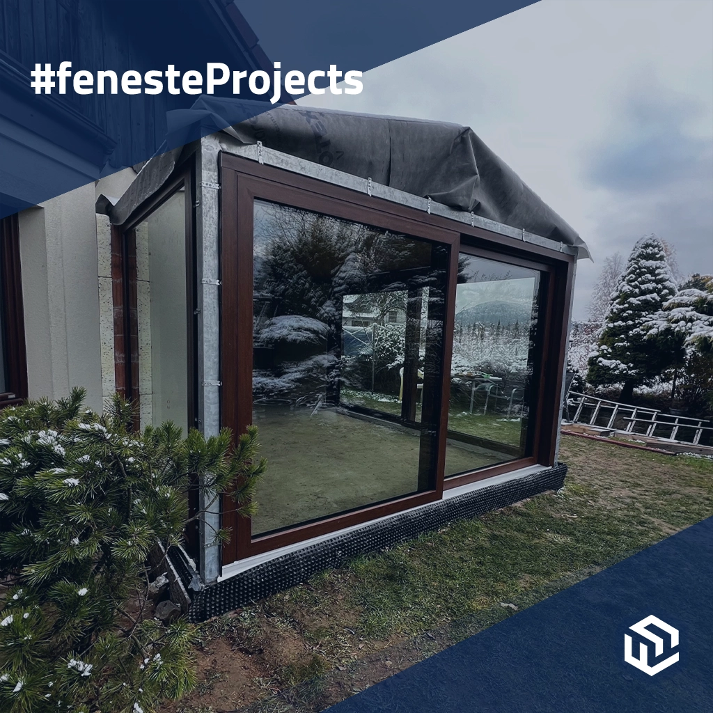 Retraite vitrée toute l’année avec des fenêtres en bronze projets profiles-de-fenetre pvc veka vekamotion-82 